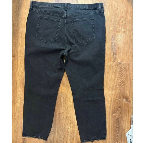 Abercrombie & Fitch The 90’s Straight Ultra High Rise Jeans Size 35 Short - Picture 3 of 6